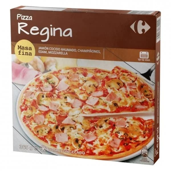 Pizza regina Carrefour 365 g. - 0.37 kg - Imagen del producto en Findit