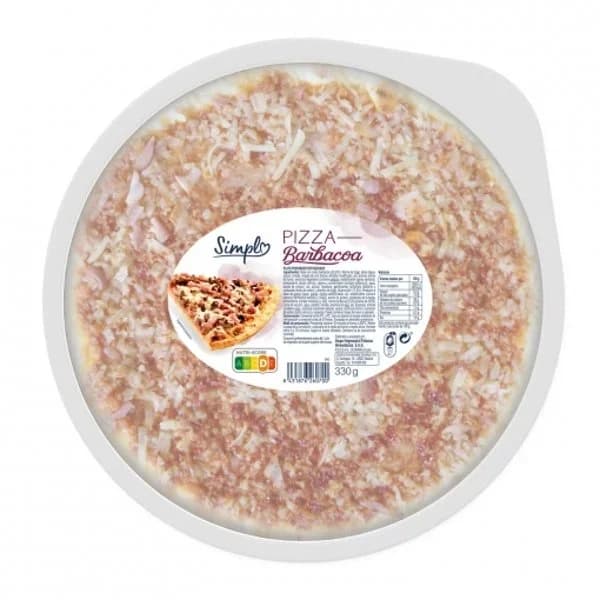 Pizza barbacoa Simpl 330 g. - 1 ud - Imagen del producto en Findit