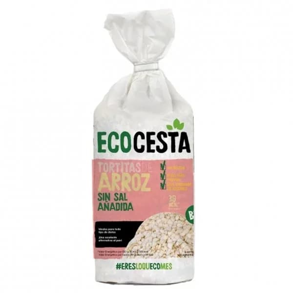 Tortitas de arroz sin sal añadida ecológicas Ecocesta sin gluten 115 g. - 0.12 kg - Imagen del producto en Findit