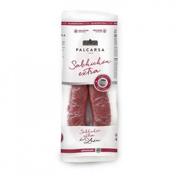 Salchichón Extra de León Palcarsa sin gluten y sin lactosa 325 g - 0.32 kg - Imagen del producto en Findit