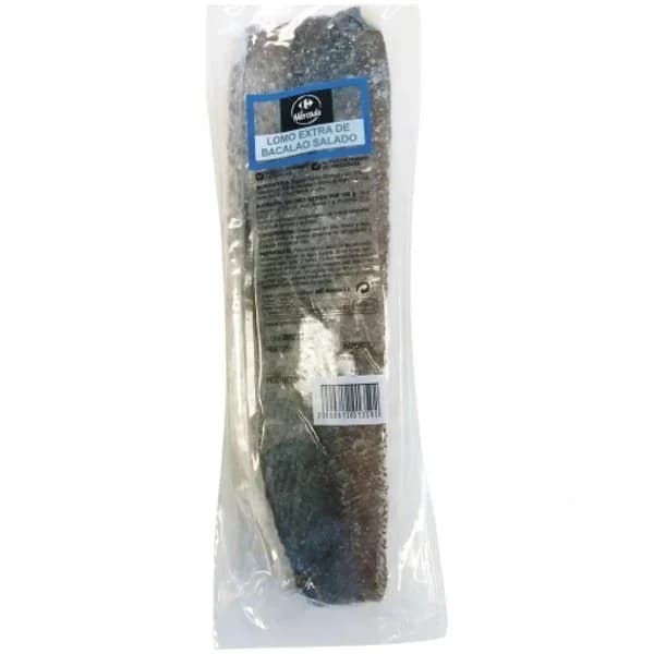 Lomo extra de bacalao salado Carrefour El Mercado 450 g aprox - 0.45 kg - Imagen del producto en Findit