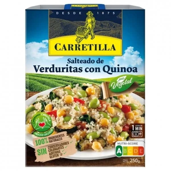 Salteado de verduritas con quinoa 250 g - 0.21 ud - Imagen del producto en Findit