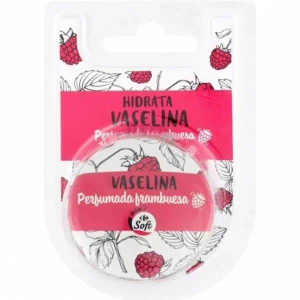 Vaselina para labios perfumada frambuesa Soft Carrefour 15 g. - 0.02 kg - Imagen del producto en Findit