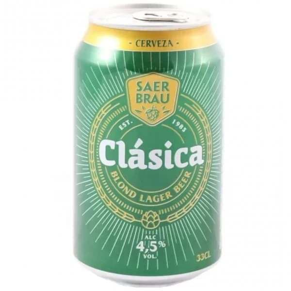 Cerveza rubia clásica Carrefour lata 33 cl - 0.33 l - Imagen del producto en Findit