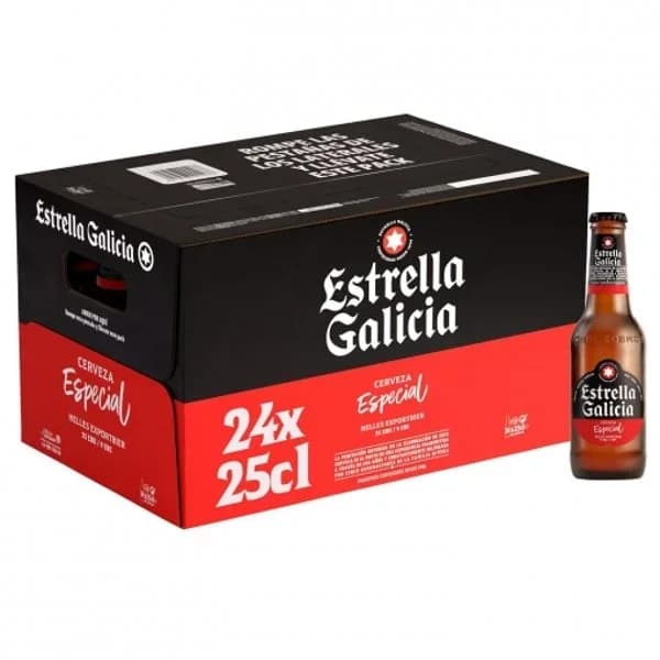 Cerveza Estrella Galicia especial pack de 24 botellas de 25 cl. - 6 l - Imagen del producto en Findit