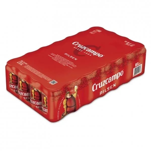 Cerveza Cruzcampo Pilsen pack 28 latas 33 cl. - 9.24 l - Imagen del producto en Findit