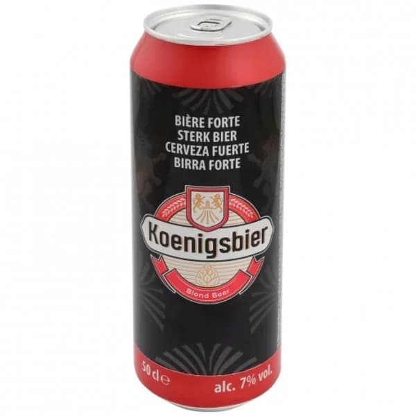 Cerveza Koenigsbier fuerte lata 50 cl. - 0.5 l - Imagen del producto en Findit