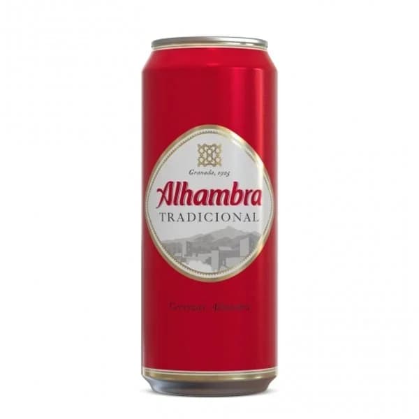 Cerveza Alhambra tradicional lata 50 cl. - 0.5 l - Imagen del producto en Findit