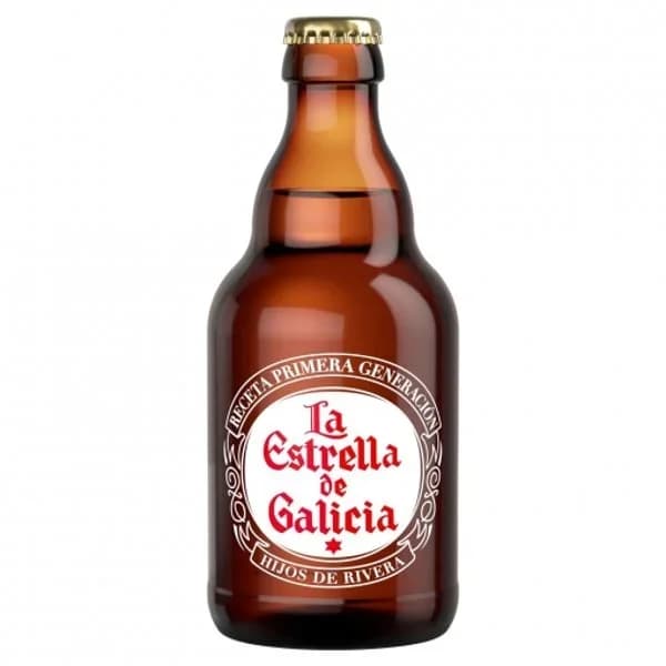 Cerveza La Estrella de Galicia botella 33 cl. - 0.33 l - Imagen del producto en Findit