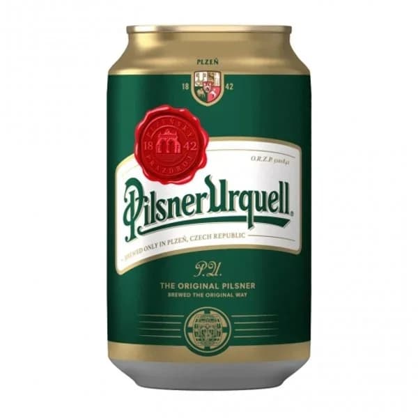 Cerveza Pilsner Urquell lata 33 cl. - 0.33 l - Imagen del producto en Findit