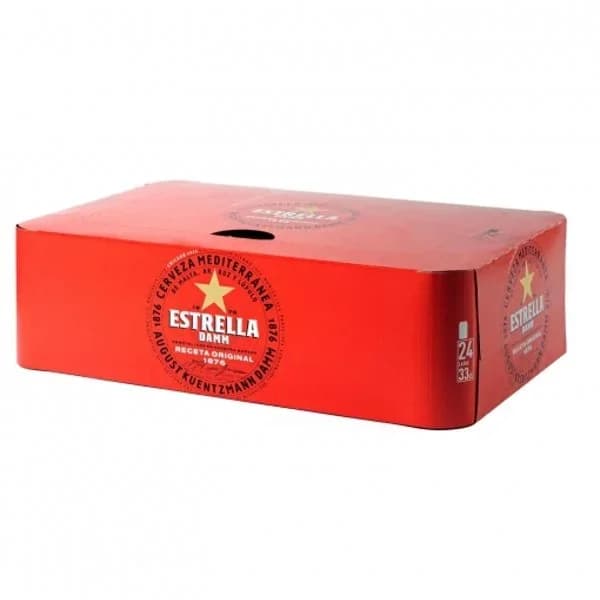 Cerveza Estrella Damm mediterránea pack 24 latas 33 cl. - 1 ud - Imagen del producto en Findit