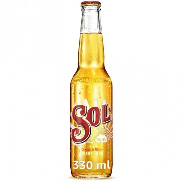 Cerveza Sol botella 33 cl. - 0.33 l - Imagen del producto en Findit