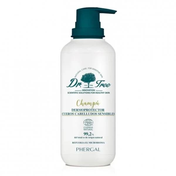 Champú dermoprotector para cueros cabelludos sensibles ecológico Dr. Tree 400 ml. - 0.4 l - Imagen del producto en Findit