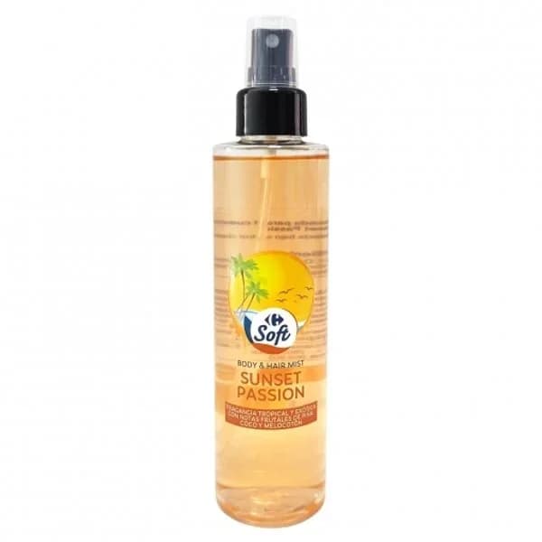 Bruma corporal y capilar sunset passion Carrefour Soft 200 ml. - 0.2 l - Imagen del producto en Findit