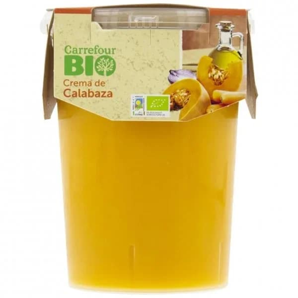 Crema de calabaza ecológica Carrefour 500 ml - 0.49 l - Imagen del producto en Findit