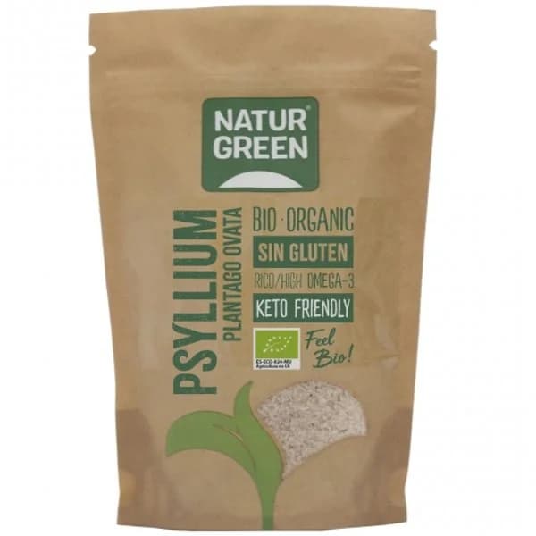 Psyllium ecológico Naturgreen sin gluten doy pack 125 g. - 0.1 kg - Imagen del producto en Findit