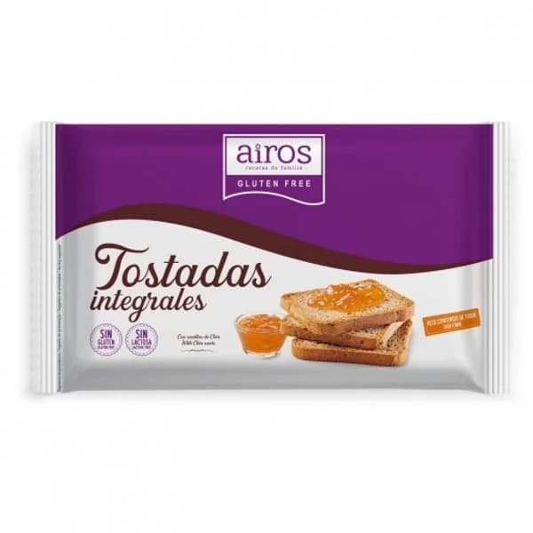 Tostadas Sin Gluten Integrales - 0.23 kg - Imagen del producto en Findit