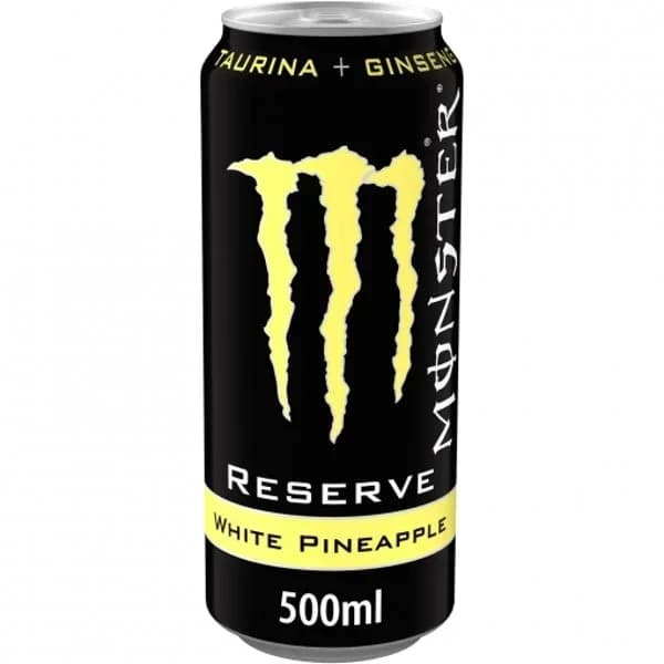 Monster Reserve White Bebida Energética Pineapple lata 50 cl. - 0.5 l - Imagen del producto en Findit