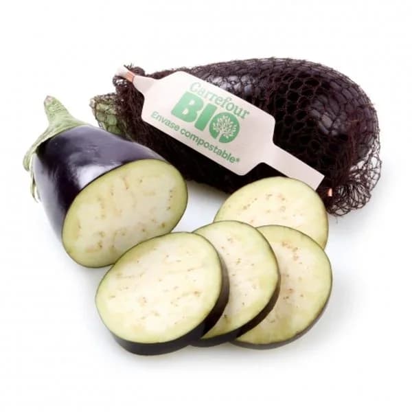 Berenjena Carrefour Bio 2 Piezas - 0.5 kg - Imagen del producto en Findit