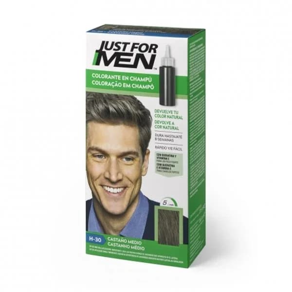 Colorante en champú castaño medio Just for Men 30 ml. - 0.03 l - Imagen del producto en Findit