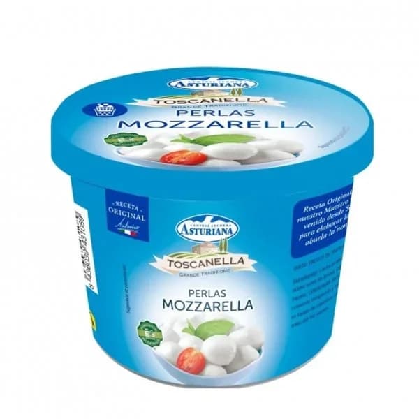 Queso mozzarella perlas Toscanella 250 g. - 0.12 kg - Imagen del producto en Findit