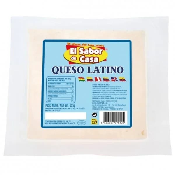 Queso latino El Sabor de Casa 325 g. - 0.33 kg - Imagen del producto en Findit