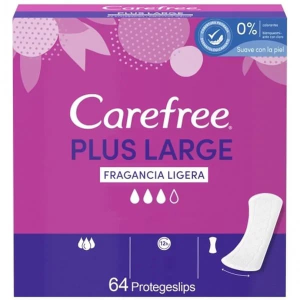 Protege slips plus large Carefree 64 ud. - 1 ud - Imagen del producto en Findit