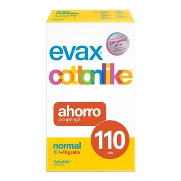 Protegeslip Cottonlike normal Evax 100 ud. - 1 ud - Imagen del producto en Findit