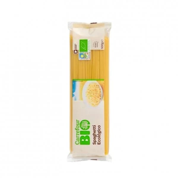 Pasta espaguetis ecológicos Carrefour Bio 500 g. - 0.5 kg - Imagen del producto en Findit