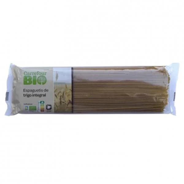 Pasta spaguetti integral ecológico Carrefour Bio 500 g. - 0.5 kg - Imagen del producto en Findit