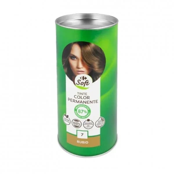 Tinte color permanente nº 7 rubio Carrefour Soft 1 ud. - 1 ud - Imagen del producto en Findit