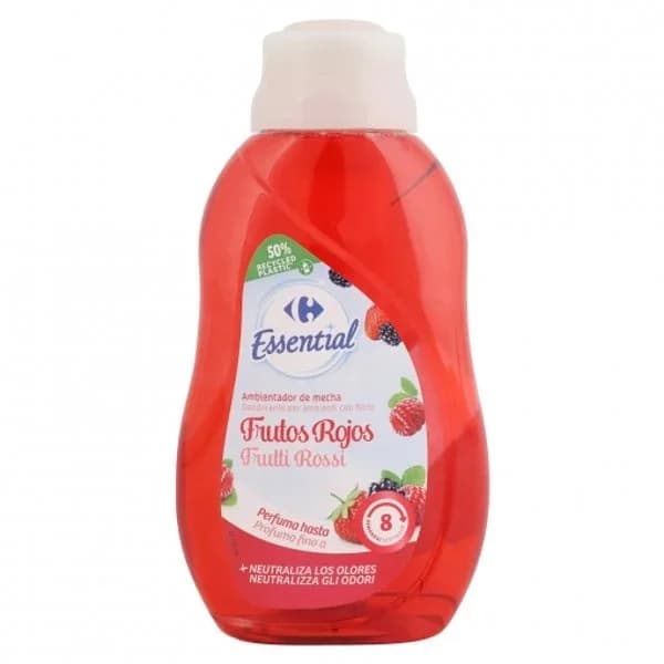 Ambientador de mecha frutos rojos Carrefour Essential 375 ml. - 0.38 l - Imagen del producto en Findit