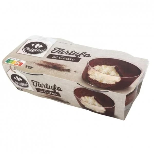 Tartufo Carrefour Original pack de 2 unidades de 80 g. - 0.16 kg - Imagen del producto en Findit