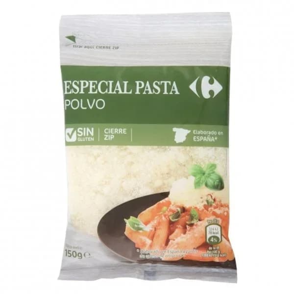 Queso en Polvo especial pasta Carrefour sin gluten 150 g. - 0.15 kg - Imagen del producto en Findit