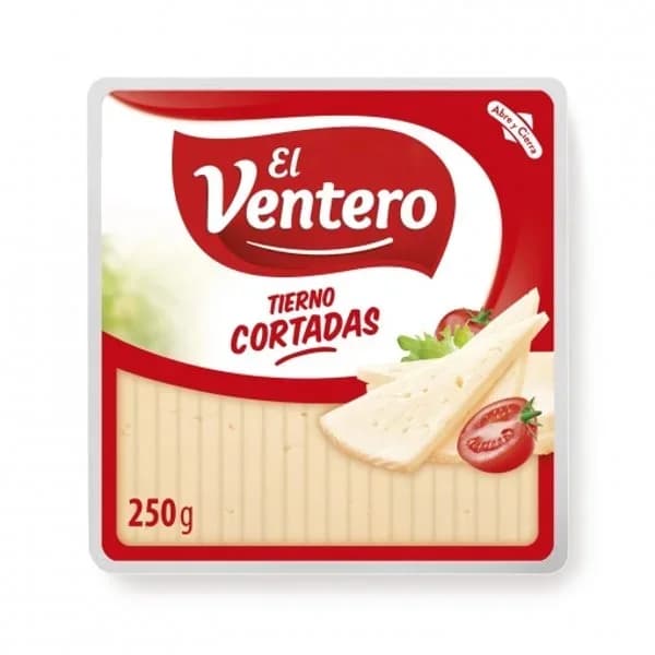 Queso tierno ya cortadas El Ventero 250 g. - 0.25 kg - Imagen del producto en Findit