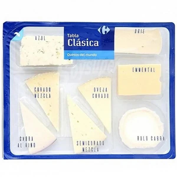 Tabla de quesos del mundo Carrefour 300 g - 0.3 kg - Imagen del producto en Findit