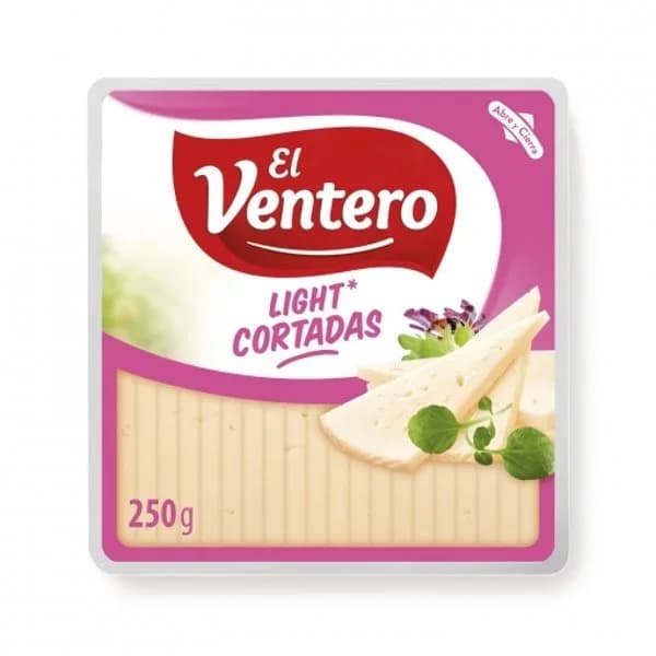 Queso light ya cortadas El Ventero 250 g - 0.25 kg - Imagen del producto en Findit