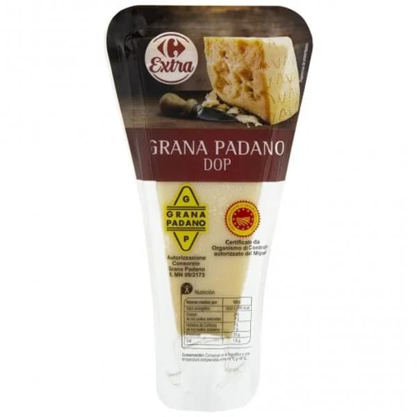 Queso grana padano D.O.P. Carrefour 200 g - 0.2 kg - Imagen del producto en Findit