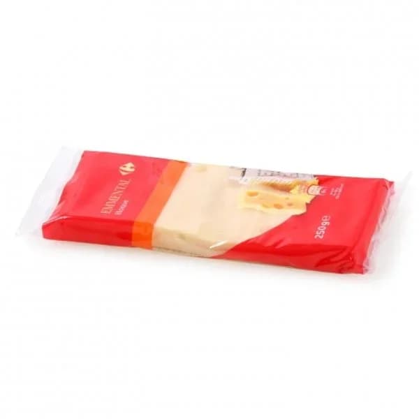 Queso emmental taco Carrefour 250 g - 0.25 kg - Imagen del producto en Findit