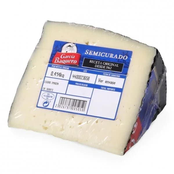 Queso semicurado mezcla García Baquero cuña 1/8, 420 g aprox - 1 ud - Imagen del producto en Findit