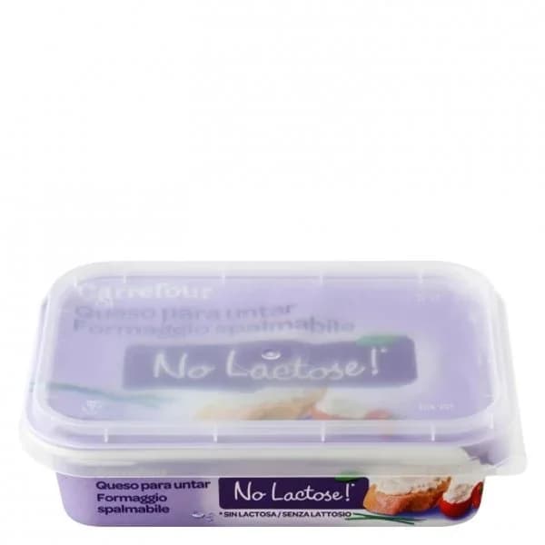 Queso para untar sin lactosa Carrefour No Lactosa 200 g. - 0.2 kg - Imagen del producto en Findit
