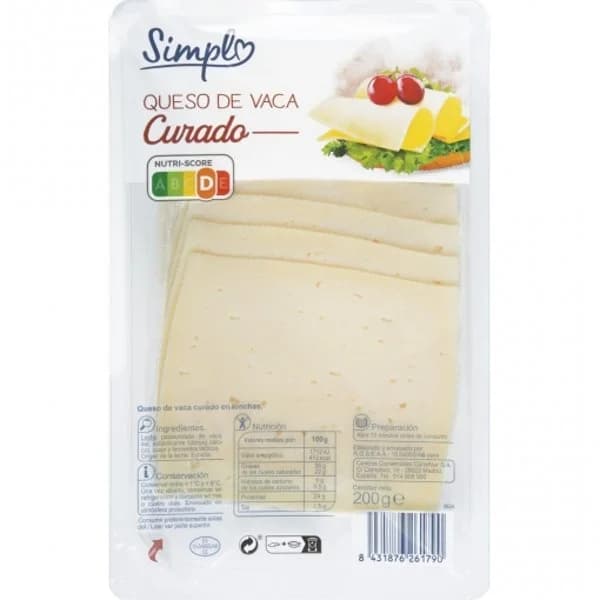 Queso de vaca curado 200 g. - 0.2 kg - Imagen del producto en Findit