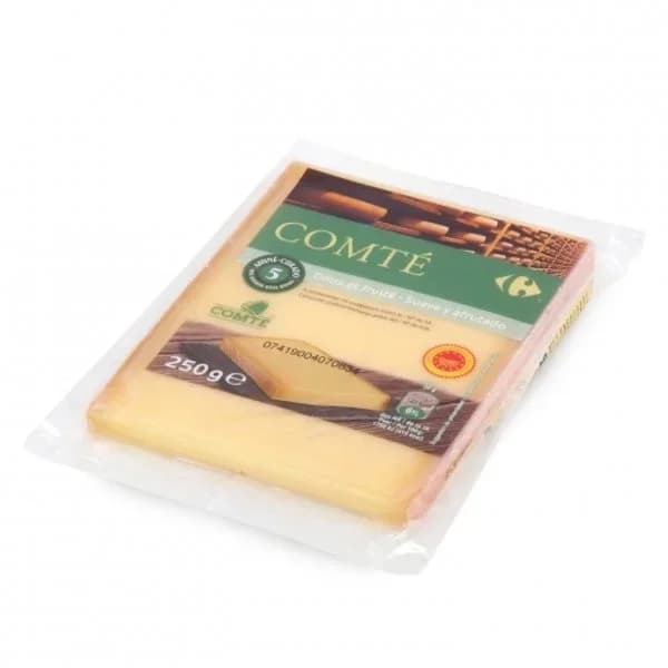 Queso comté D.O.P. 5 meses curación Carrefour cuña 250 g - 0.25 kg - Imagen del producto en Findit