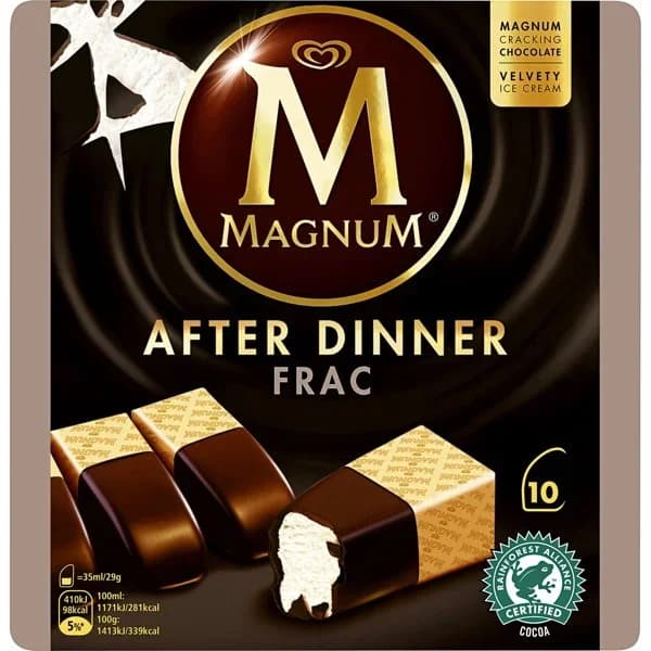 Helado Bombóm Magnum After Dinner Frac sin gluten 8 ud. - 8.04 ud - Imagen del producto en Findit