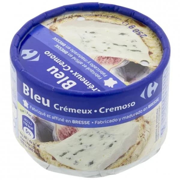 Queso azul de Bresse Carrefour 250 g - 0.25 kg - Imagen del producto en Findit