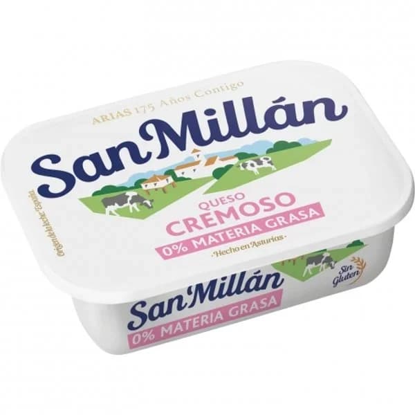 Crema de queso 0% materia grasa San Millán 175 g. - 0.18 kg - Imagen del producto en Findit