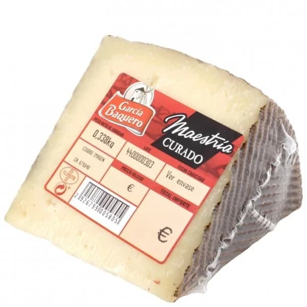 Queso de Mezcla Curado García Baquero Maestría cuña de 375 g aprox - 1 ud - Imagen del producto en Findit