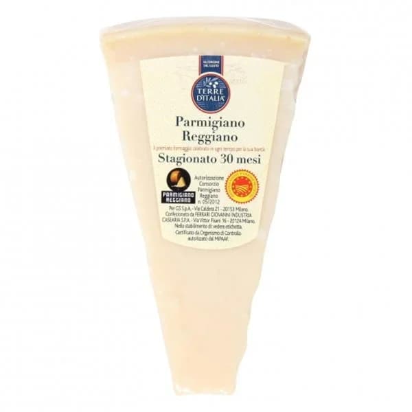 Queso parmigiano reggiano D.O.P. 30 meses curación Terre D´Italia 250 g - 0.25 kg - Imagen del producto en Findit