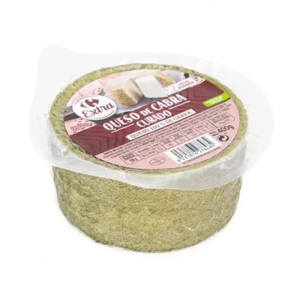 Queso de cabra curado mini Carrefour Extra 400 g - 0.4 kg - Imagen del producto en Findit