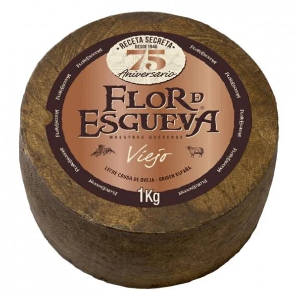 Queso puro de oveja viejo graso mini Flor de Esgueva pieza de 1 kg - 1 kg - Imagen del producto en Findit